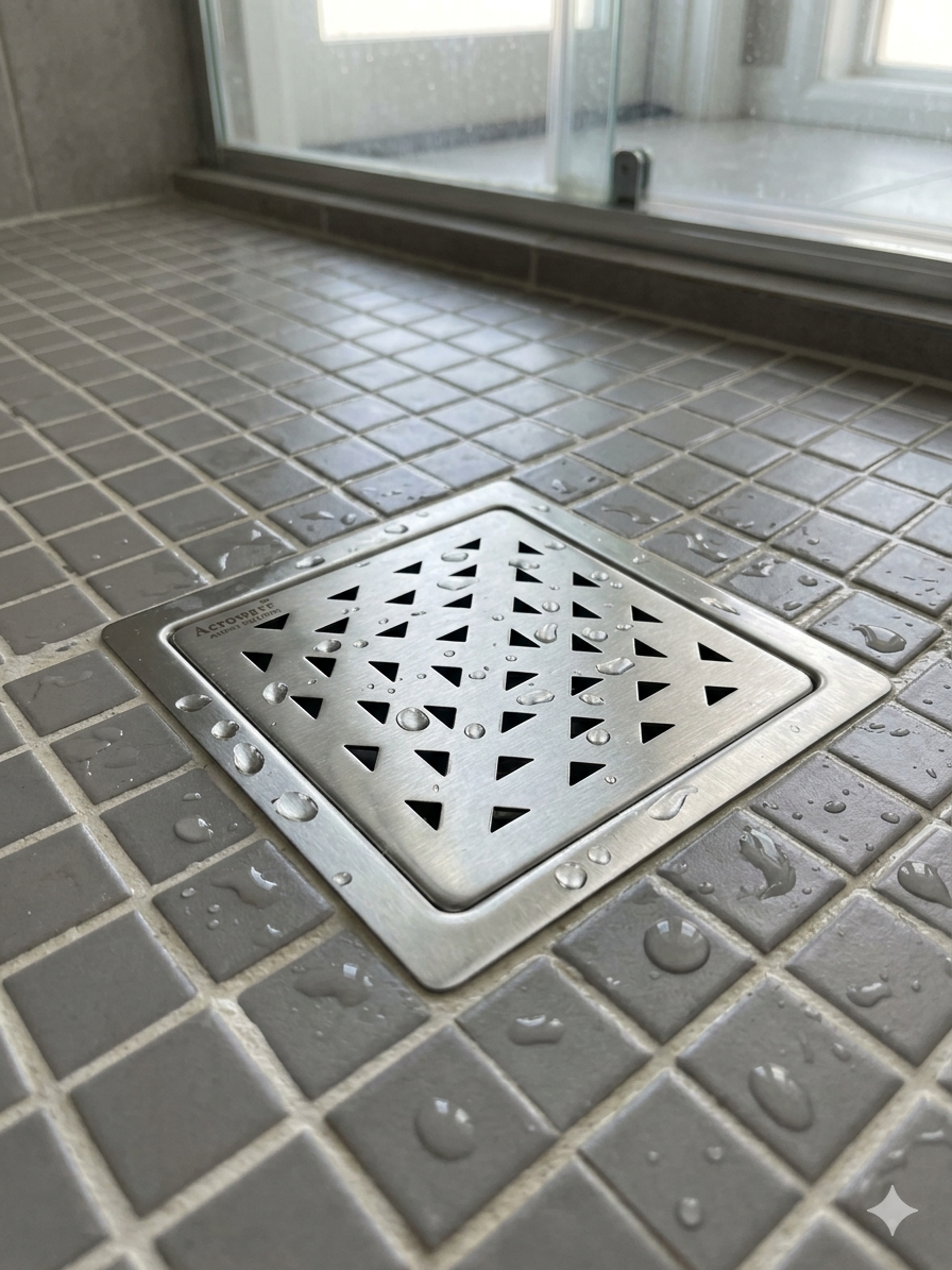 TRIFLOW SQUARE 5x5 FLOOR GRATING